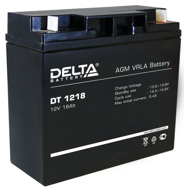 akkumulyator-delta-dt-1218 Delta DT 1218 — изображение 1